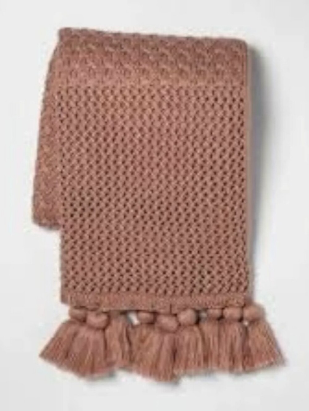 Opalhouse Chunky Knit Dusty Rose Throw Blanket (60 inches x 50 inches)